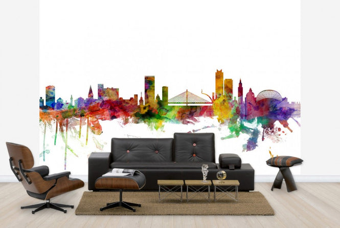 PHOTOWALL / Liege Belgium Skyline (e24959)