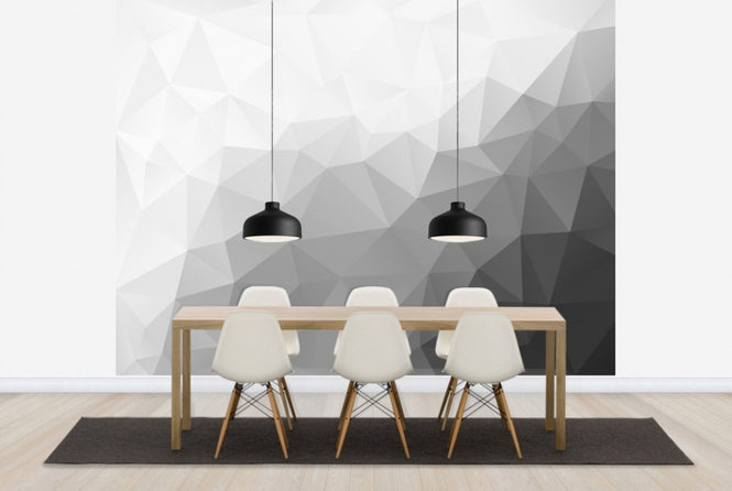 PHOTOWALL / Polygonal Grey Shades 2 (e25040)