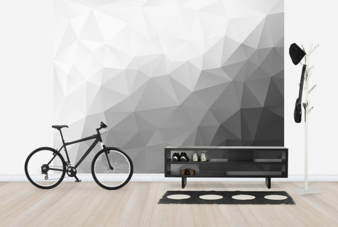 PHOTOWALL / Polygonal Grey Shades 2 (e25040)