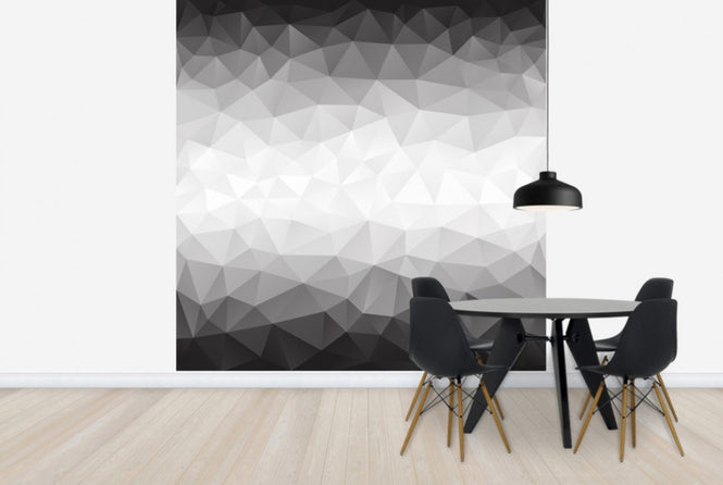 PHOTOWALL / Polygonal Grey Shades (e25041)