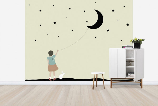 PHOTOWALL / Stars and moon (e25088)