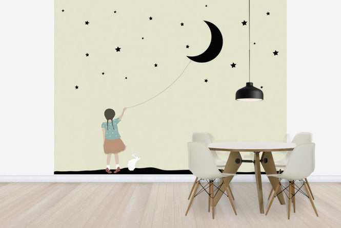 PHOTOWALL / Stars and moon (e25088)