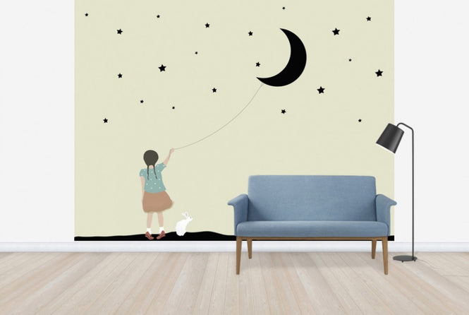 PHOTOWALL / Stars and moon (e25088)