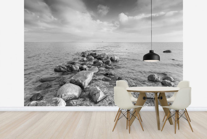 PHOTOWALL / Black and White Sea (e25098)