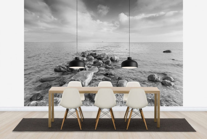 PHOTOWALL / Black and White Sea (e25098)