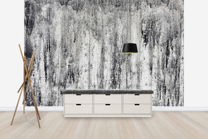 PHOTOWALL / Black Cement Wall (e25152)