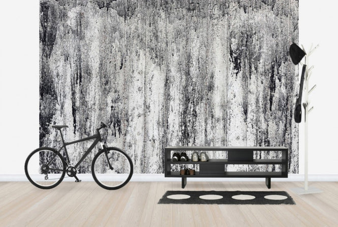 PHOTOWALL / Black Cement Wall (e25152)
