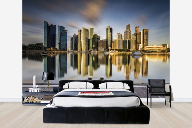 PHOTOWALL / Golden Morning in Singapore (e29449)