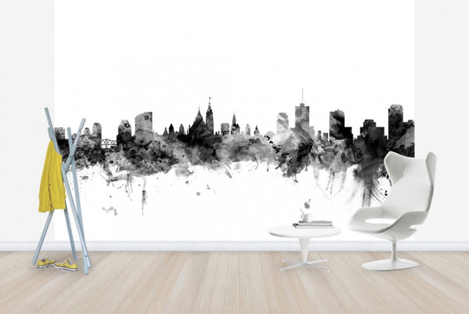 PHOTOWALL / Ottawa Skyline Black (e25410)