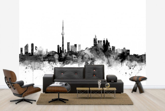 PHOTOWALL / Toronto Skyline Black (e25435)