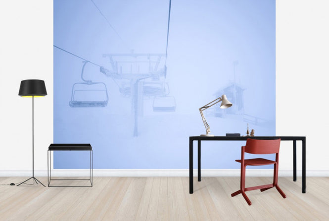 PHOTOWALL / Empty Ski Lifts (e29507)