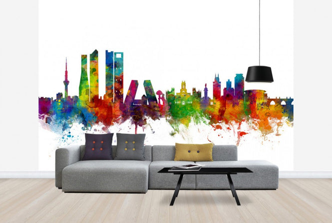 PHOTOWALL / Madrid Skyline (e25585)