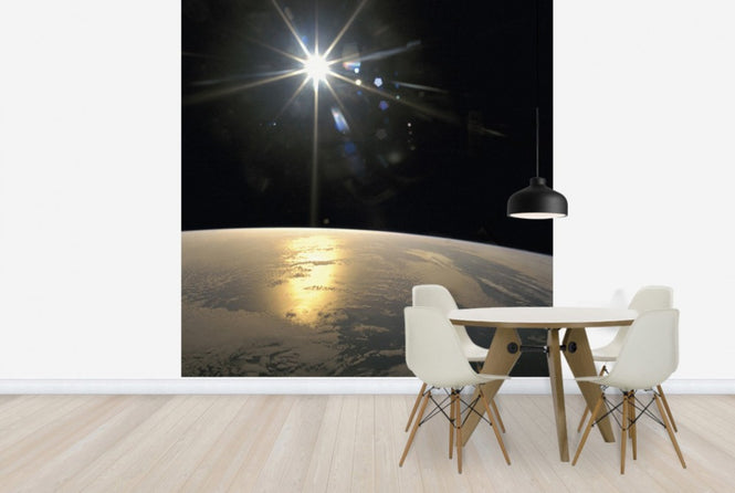 PHOTOWALL / Sunrays Falling on Earth (e25598)