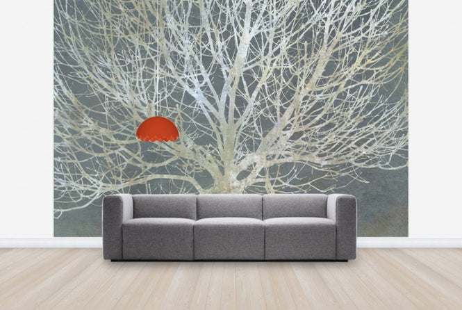 PHOTOWALL / Silver Trees (e25609)