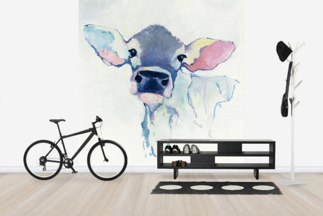 PHOTOWALL / Watercolor Cow (e25653)