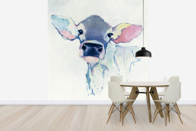PHOTOWALL / Watercolor Cow (e25653)