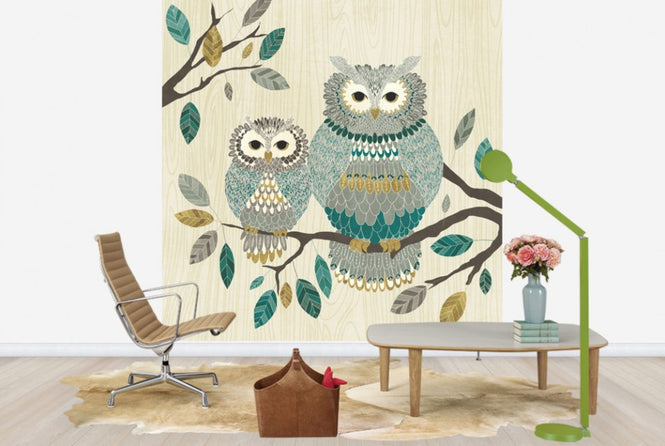 PHOTOWALL / Owl Couple (e25769)
