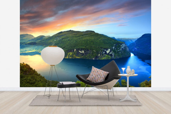 PHOTOWALL / Magical Light over Geirangerfjord, Norway (e29922)