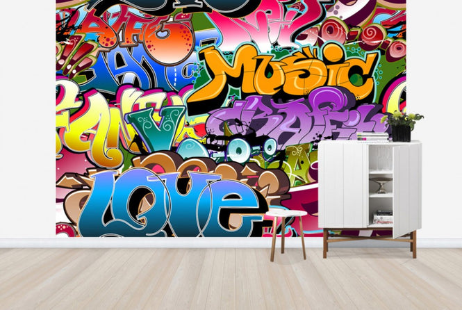 PHOTOWALL / Music Love Graffiti (e25820)