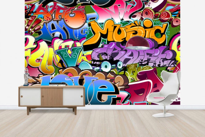 PHOTOWALL / Music Love Graffiti (e25820)