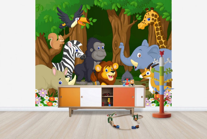 PHOTOWALL / Wild Animal Cartoon (e25823)