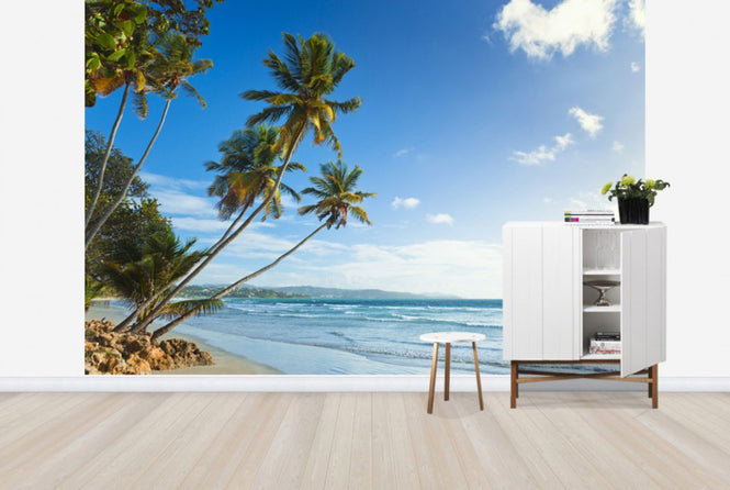 PHOTOWALL / Palms and Beach, Trinidad and Tobago (e29993)