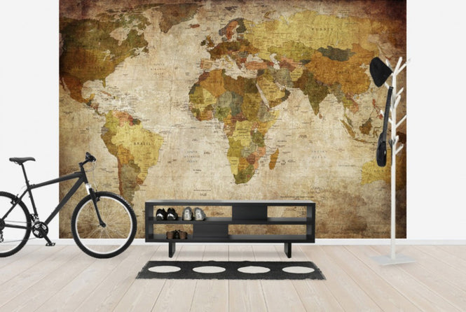 PHOTOWALL / Old Vintage World Map (e30158)