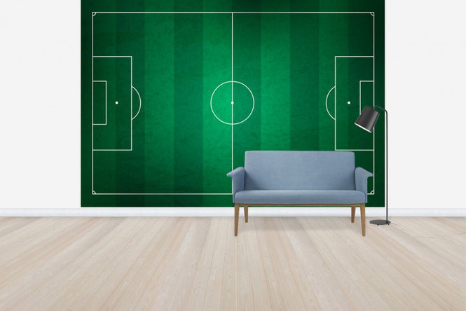 PHOTOWALL / Soccer Field from Above (e30305)