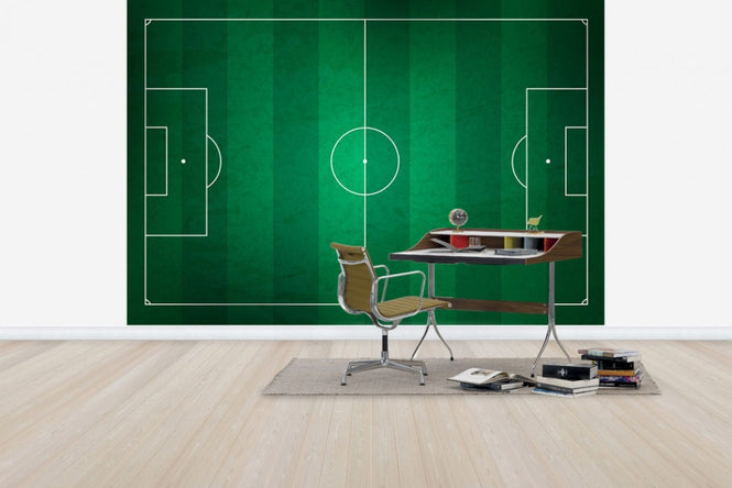 PHOTOWALL / Soccer Field from Above (e30305)