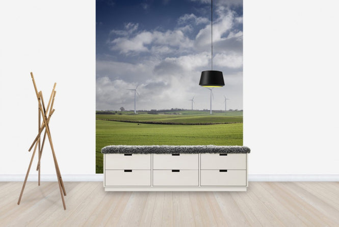 PHOTOWALL / Windmill in Green Fields of Skane, Sweden (e40565)