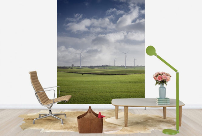 PHOTOWALL / Windmill in Green Fields of Skane, Sweden (e40565)