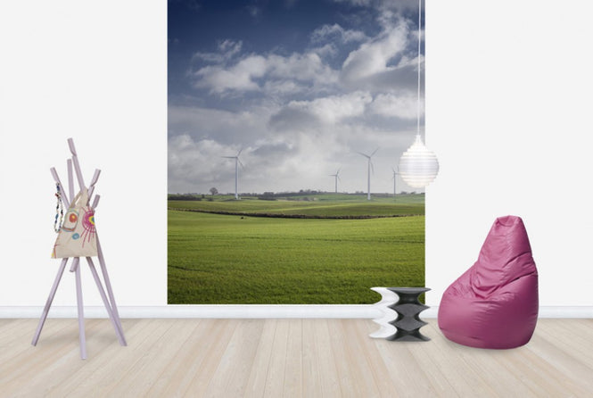 PHOTOWALL / Windmill in Green Fields of Skane, Sweden (e40565)