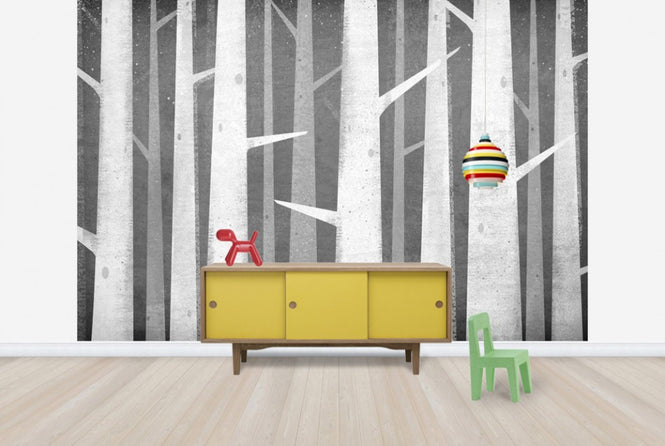 PHOTOWALL / Birches Winter Woods (e30335)