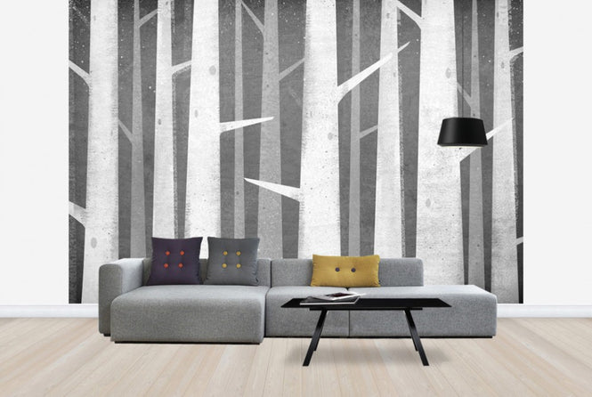 PHOTOWALL / Birches Winter Woods (e30335)