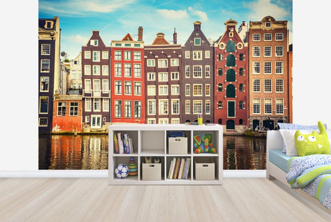 PHOTOWALL / Amsterdam Houses with Water - shutterstock (e40654)