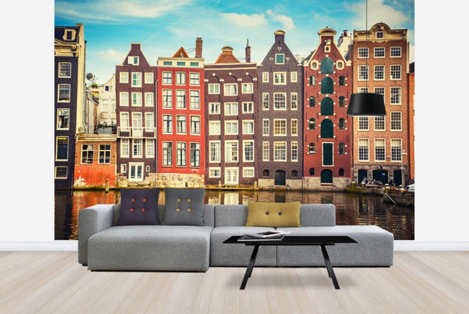 PHOTOWALL / Amsterdam Houses with Water - shutterstock (e40654)