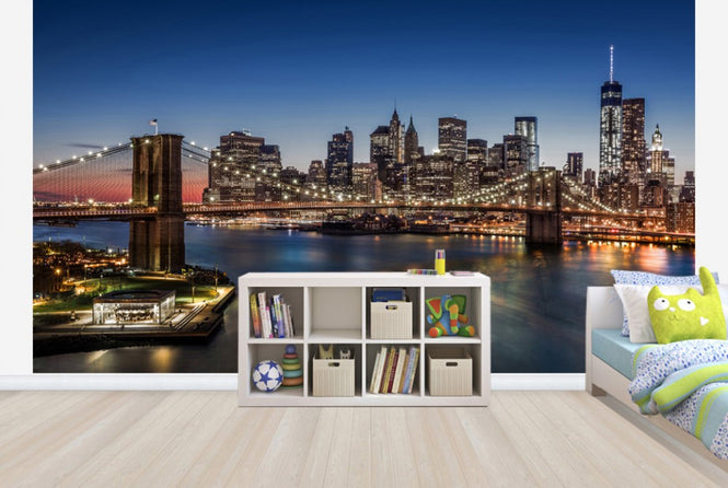 PHOTOWALL / Brooklyn Bridge and Downtown Manhattan (e40663)