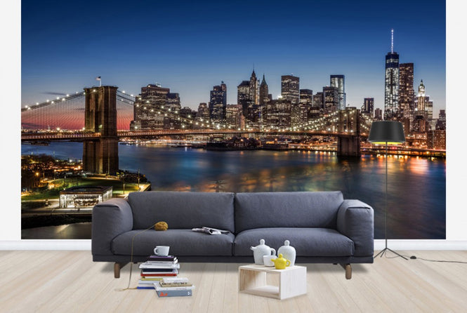 PHOTOWALL / Brooklyn Bridge and Downtown Manhattan (e40663)
