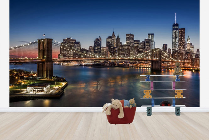 PHOTOWALL / Brooklyn Bridge and Downtown Manhattan (e40663)