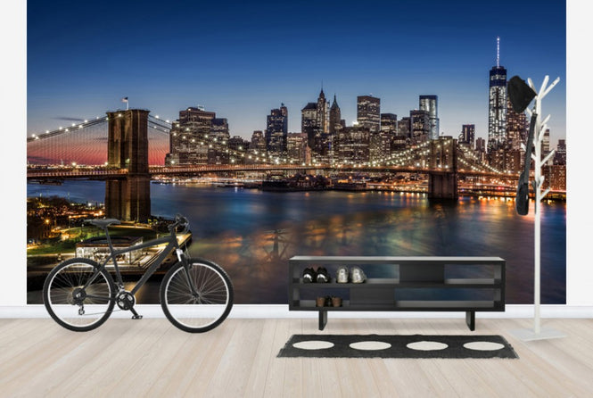 PHOTOWALL / Brooklyn Bridge and Downtown Manhattan (e40663)