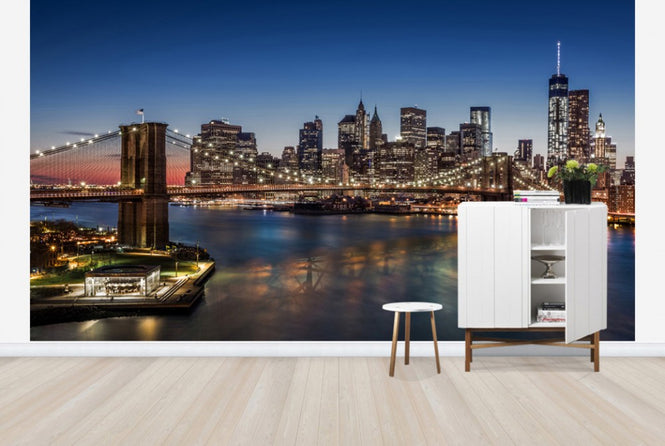 PHOTOWALL / Brooklyn Bridge and Downtown Manhattan (e40663)