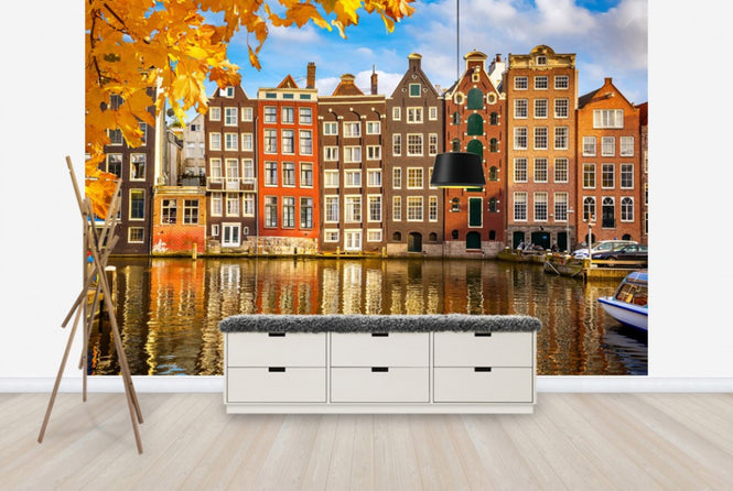 PHOTOWALL / Reflection of Amsterdam (e40679)