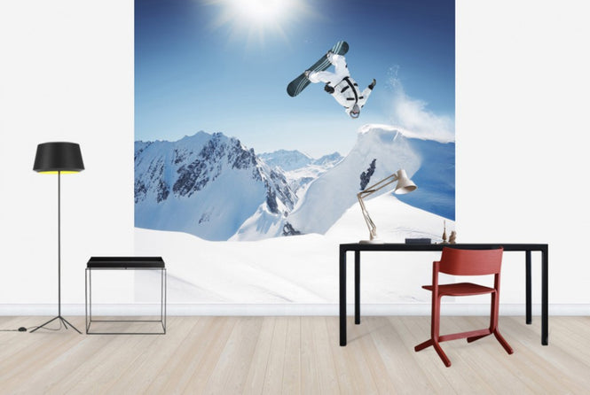 PHOTOWALL / Snowboarder Backflip (e40630)