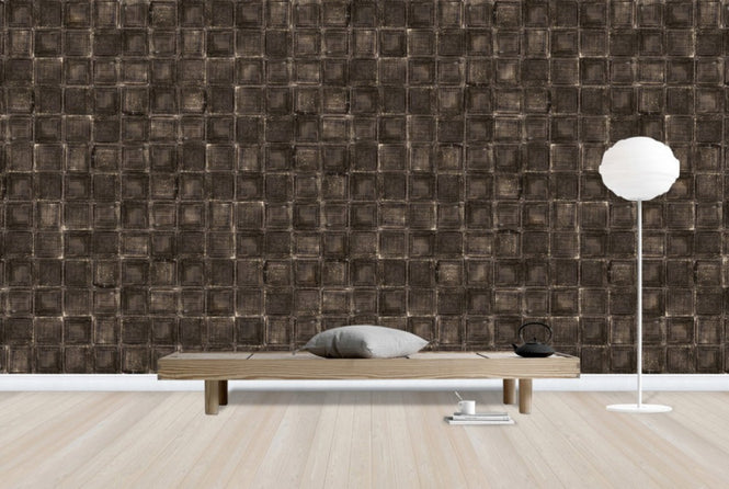 PHOTOWALL / Tin Plates - Brown (e30421)