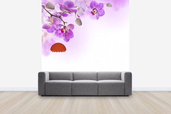 PHOTOWALL / Tropical Fuchsia Orchids (e40612)