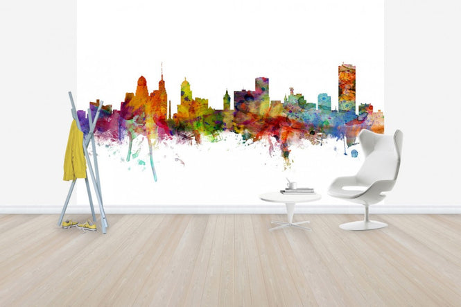 PHOTOWALL / Buffalo New York Skyline (e30469)
