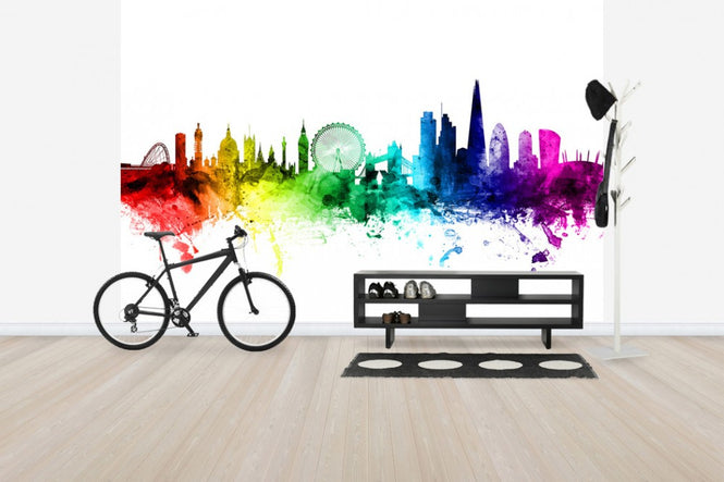 PHOTOWALL / London Skyline Rainbow (e30503)