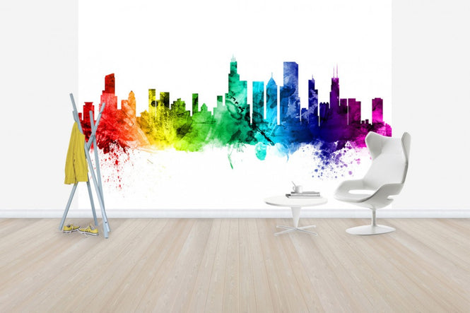 PHOTOWALL / Chicago Illinois Skyline (e30507)