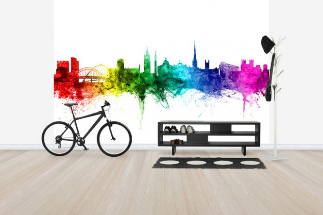 PHOTOWALL / Newcastle Skyline Rainbow (e30513)