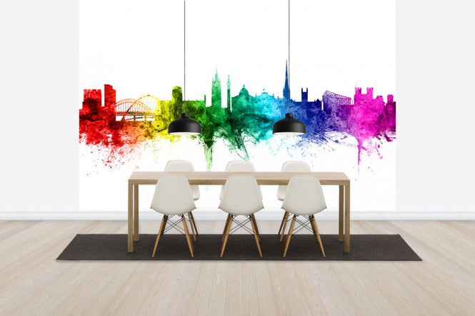 PHOTOWALL / Newcastle Skyline Rainbow (e30513)
